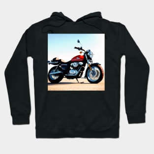 Vintage Motorcycle Desert Hoodie